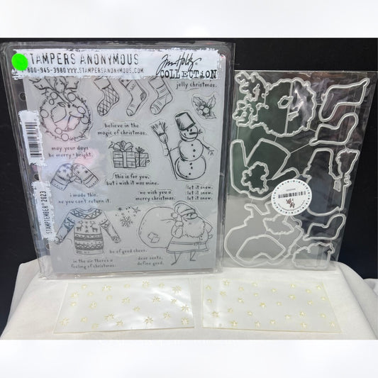 Tim Holtz STAMPTEMBER 2023 Christmas Simon Says Stamp Rubber Stamps Dies 