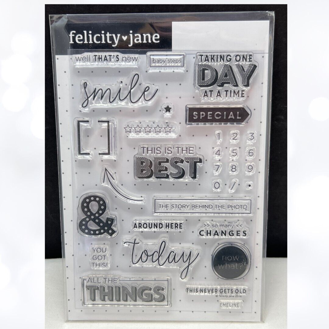 Felicity Jane EMELINE Planner Journal Rubber Stamps