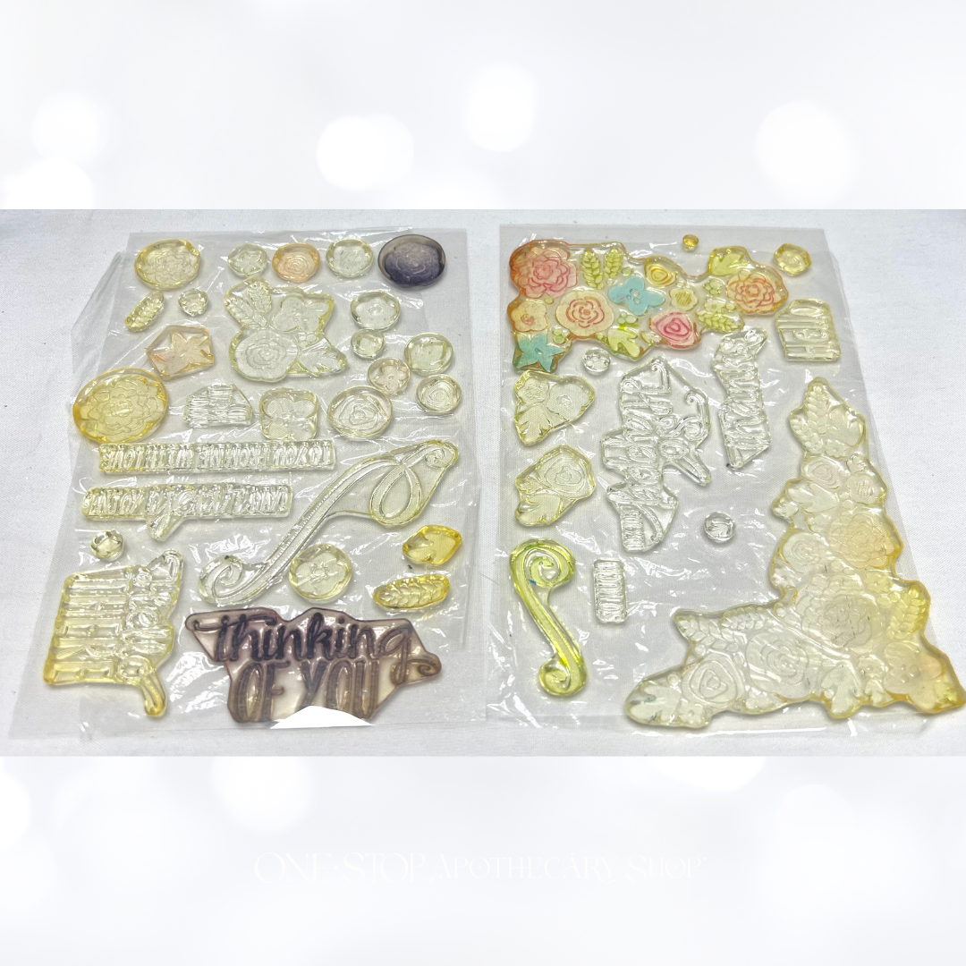 Papertrey Ink MINI BLOOMS Flowers Floral Rubber Stamps & Dies