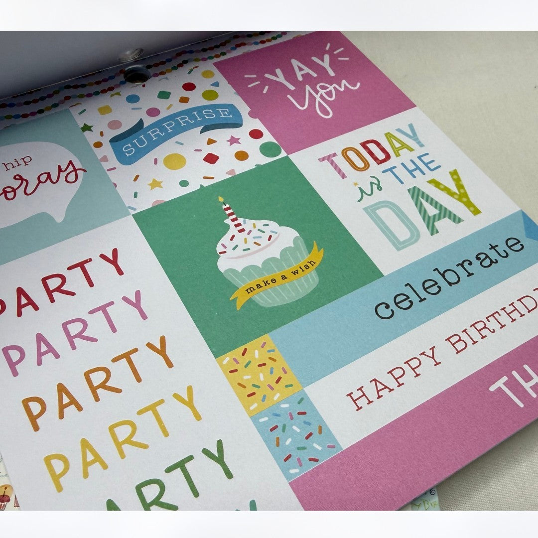 Newtons Nook DOG CAT Birthday 6x6 Paper Cardstock Packs Lot of 4