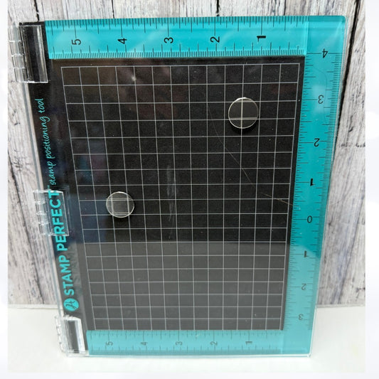 Hampton Art STAMP PERFECT Rubber Stamp Positioning Tool 6x6