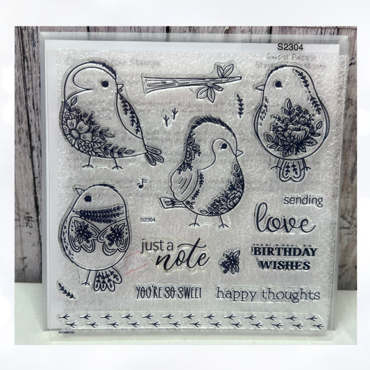 Close To My Heart SWEET TWEETS Birds Rubber Stamps