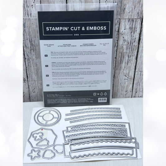 Stampin Up WARM WRAPS Coffee Dies
