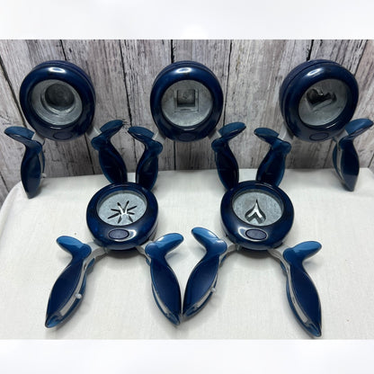Fiskars SCALLOP CIRCLE Heart Dew Drop Squeeze Handheld Punch Punches Lot