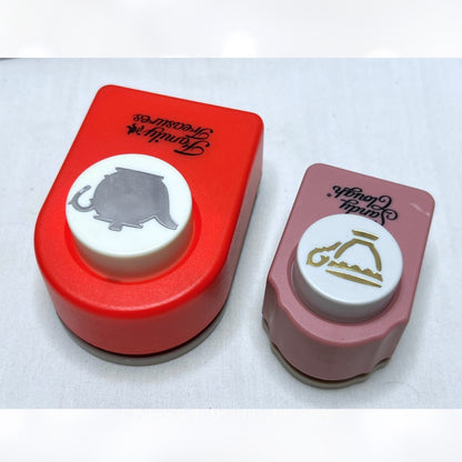 TEA POT Cup Party Punch Paper Punches Set of 2