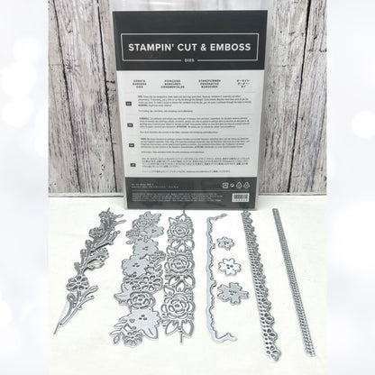 Stampin Up ORNATE BORDERS Dies AS IS**