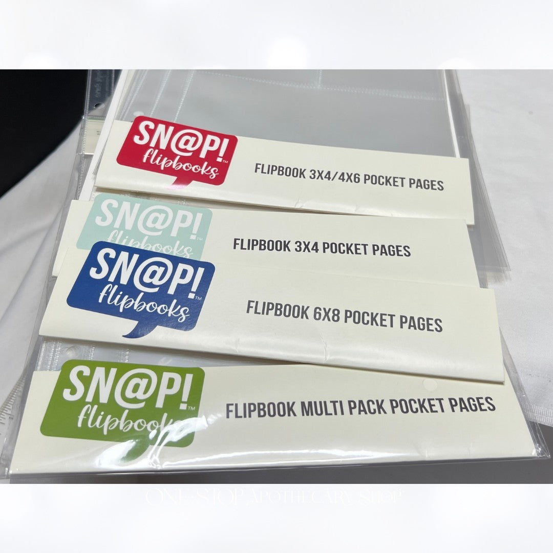 Simple Stories SNAP! POCKET PAGES Refills 6x8 4x6 Flipbook Lot