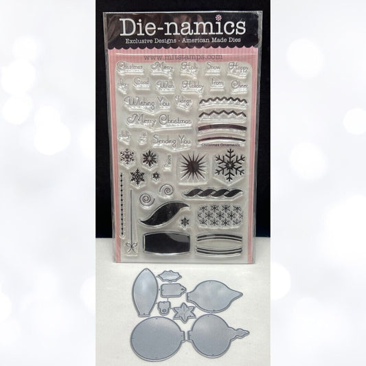 My Favorite Things CHRISTMAS ORNAMENTS Holiday Rubber Stamps Dies