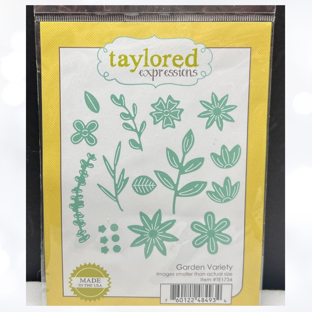 Taylored Expressions GARDEN VARIETY Floral Flowers Dies