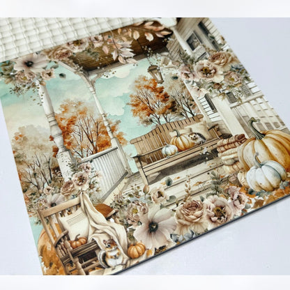 Mintay AUTUMN SPLENDOR Fall Critters 6x8 Paper Cardstock Die Cuts Stickers Kit