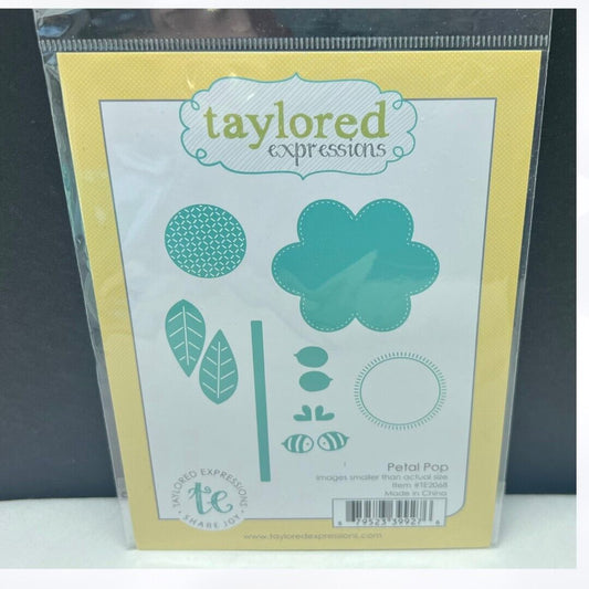 Taylored Expressions PETAL POP Flowers Floral Bee Dies