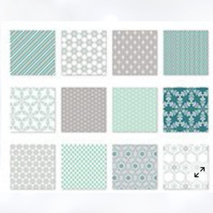 Stampin Up WINTER FROST Christmas Specialty DSP 12x12 Paper 12 Sheets