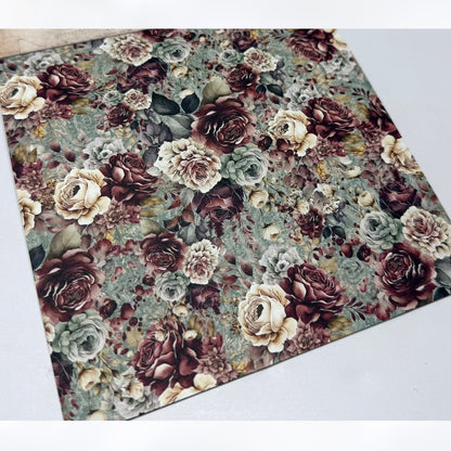 Mintay ANTIQUE SHOP 12x12 Paper Cardstock 6x6 Die Cuts Kit