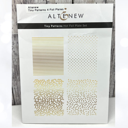 Altenew TINY PATTERNS Hot Foil Plate