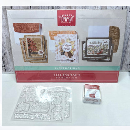 Stampin Up FALL FOR TOILE Autumn Paper Pumpkin Kit Sept 2025