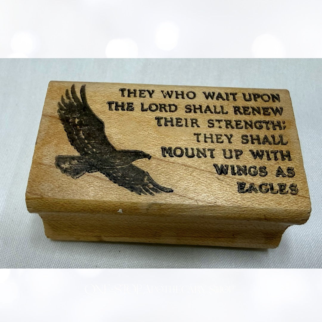 Wordsworth REJOICE Religious Mountains Bible Journaling Rubber Stamps Set of 4