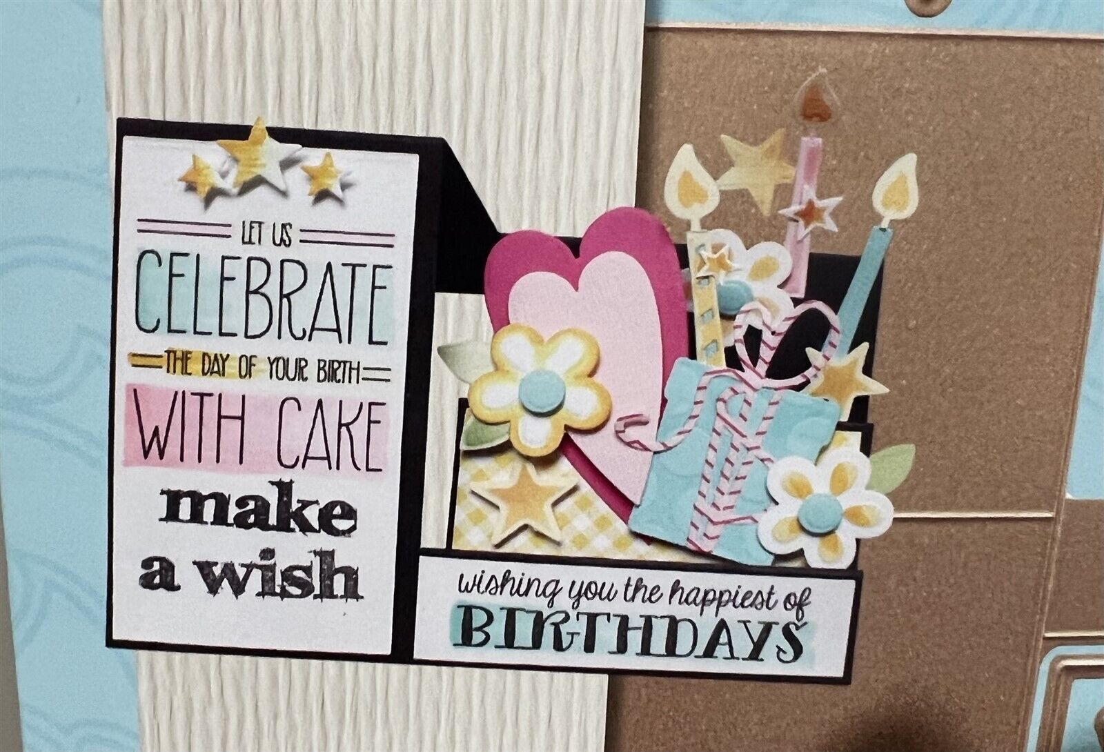 Spellbinders Pop-Ups GIFT OF HAPPINESS Birthday Card Making Die