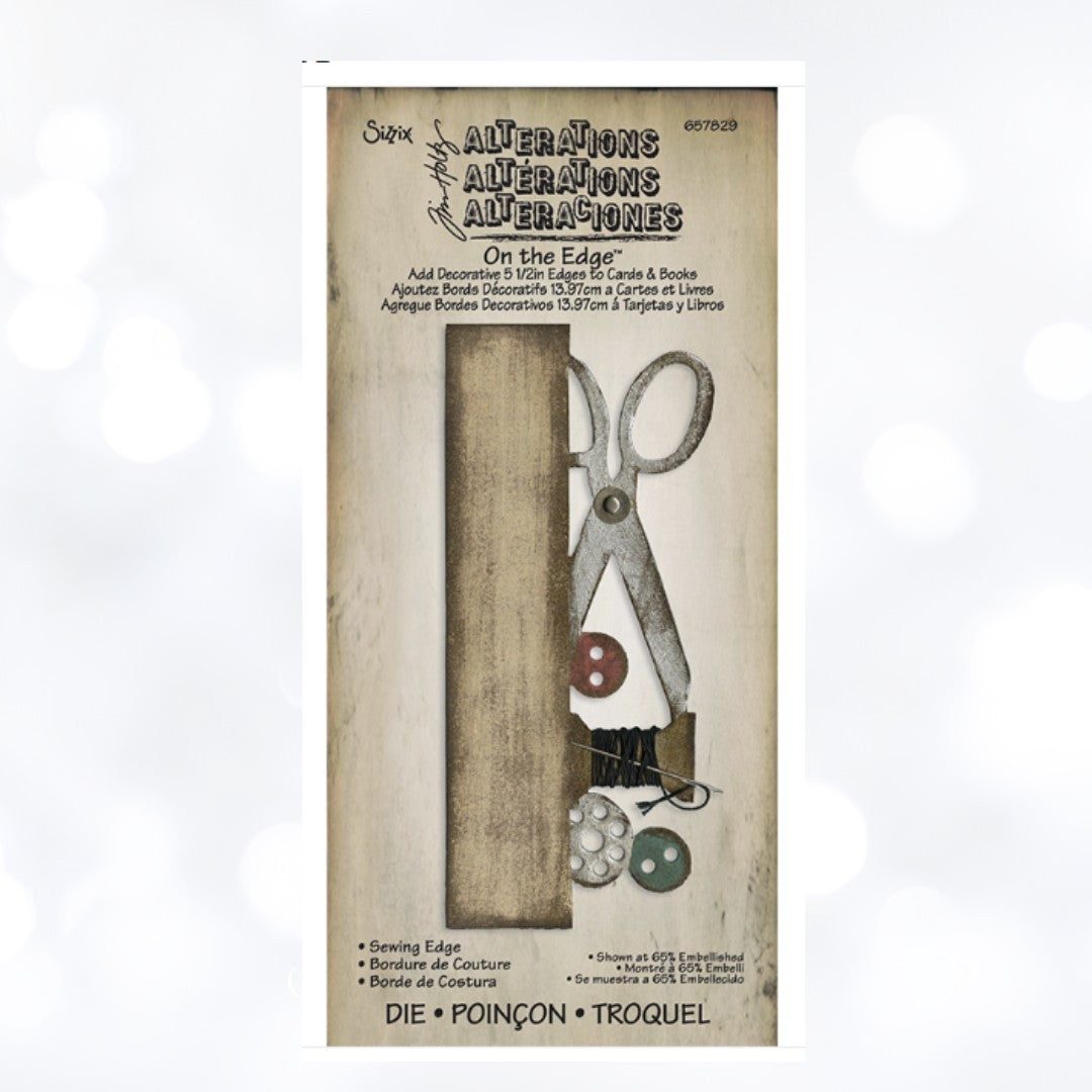 Tim Holtz SEWING EDGE On the Edge Border 657829 Die