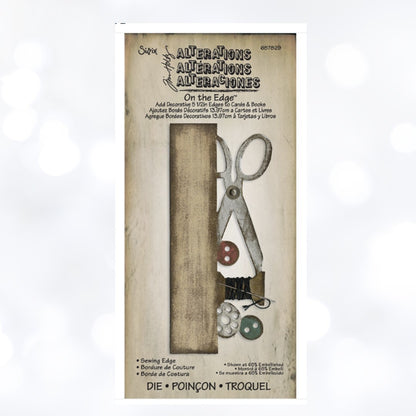 Tim Holtz SEWING EDGE On the Edge Border 657829 Die