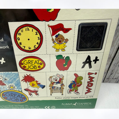 Suzy's Zoo TEACHER'S PET School Animals Foam Rubber Stamps
