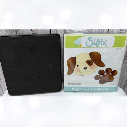 Sizzix DOG HEAD & Paw Dish Bone Puppy Bigz Dies