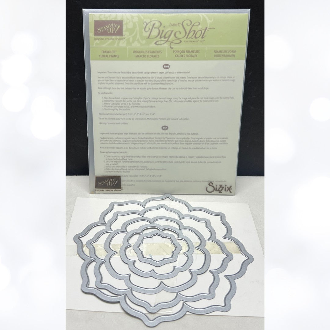 Stampin Up FLORAL FRAMES Framelits Dies