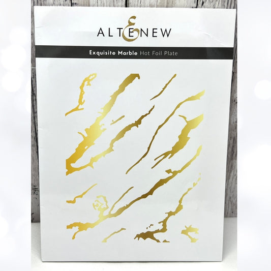Altenew EQUISITE MARBLE Background Hot Foil Plate