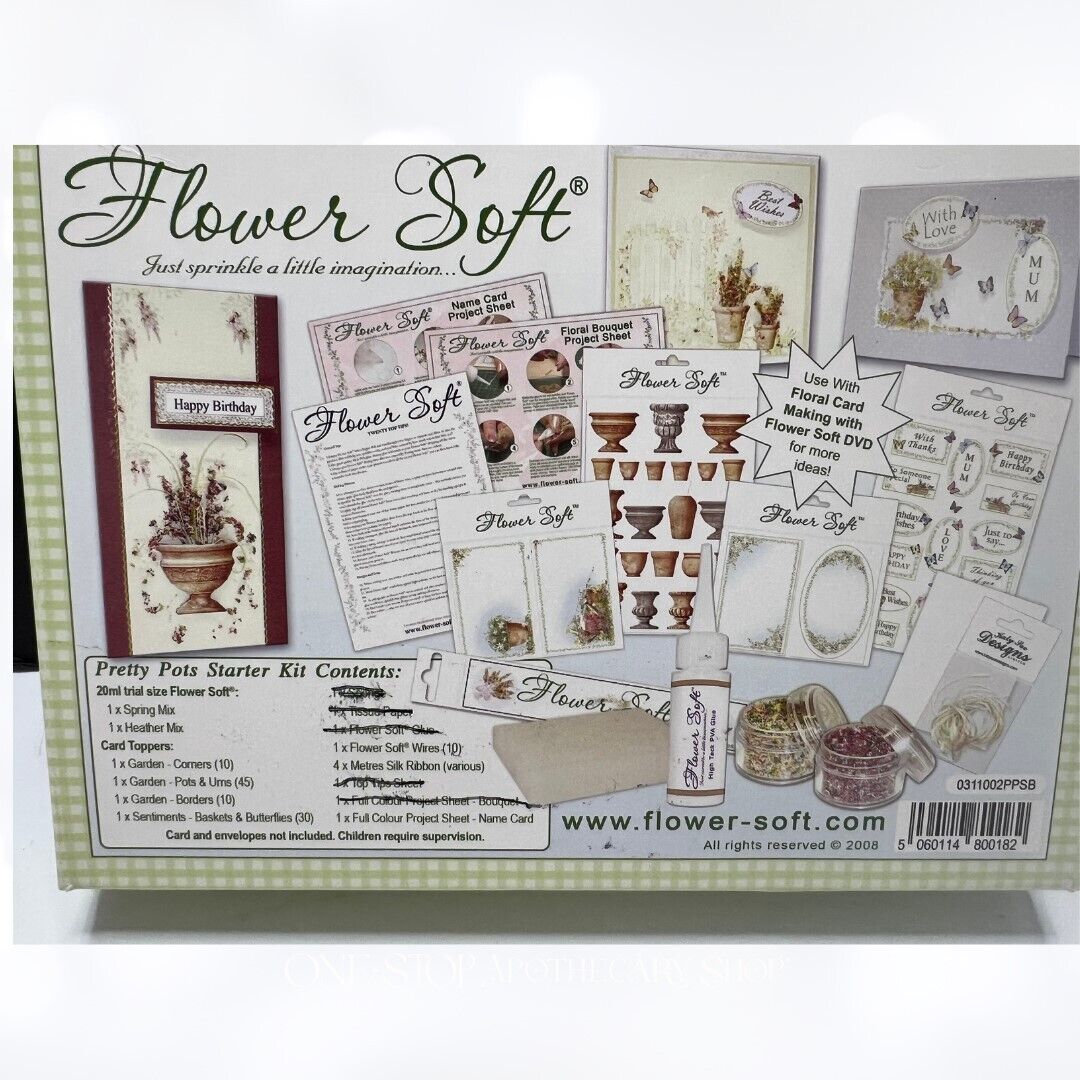 Katy Sue Designs FLOWER SOFT Kit Starter Card Kits Lot