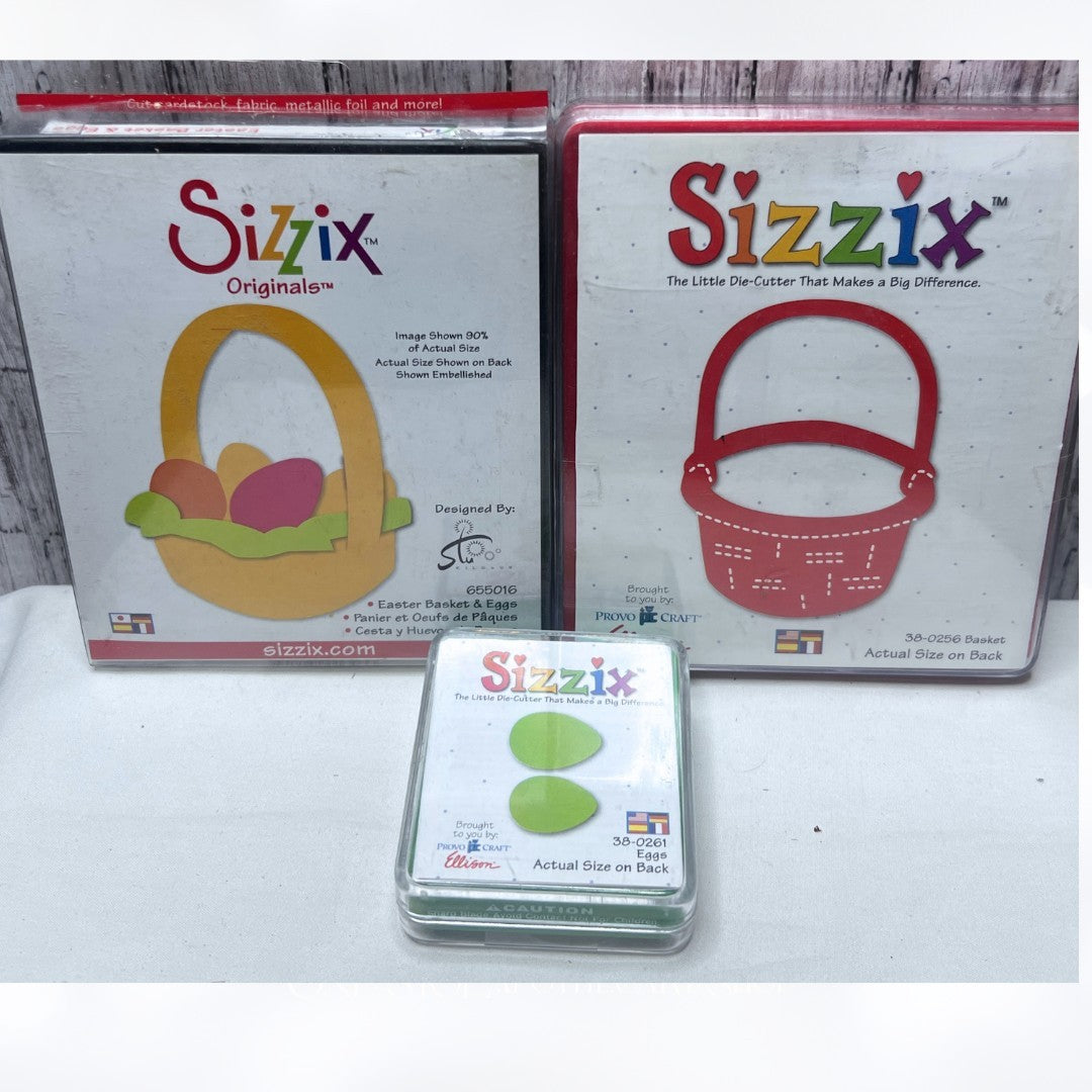 Sizzix EASTER BASKET Eggs Bigz Dies