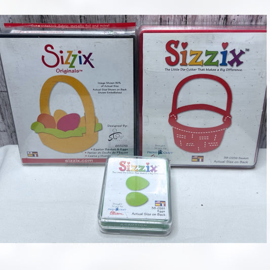 Sizzix EASTER BASKET Eggs Bigz Dies