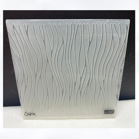 Stampin Up SEASIDE Waves Sea 6x6 Embossing Folder