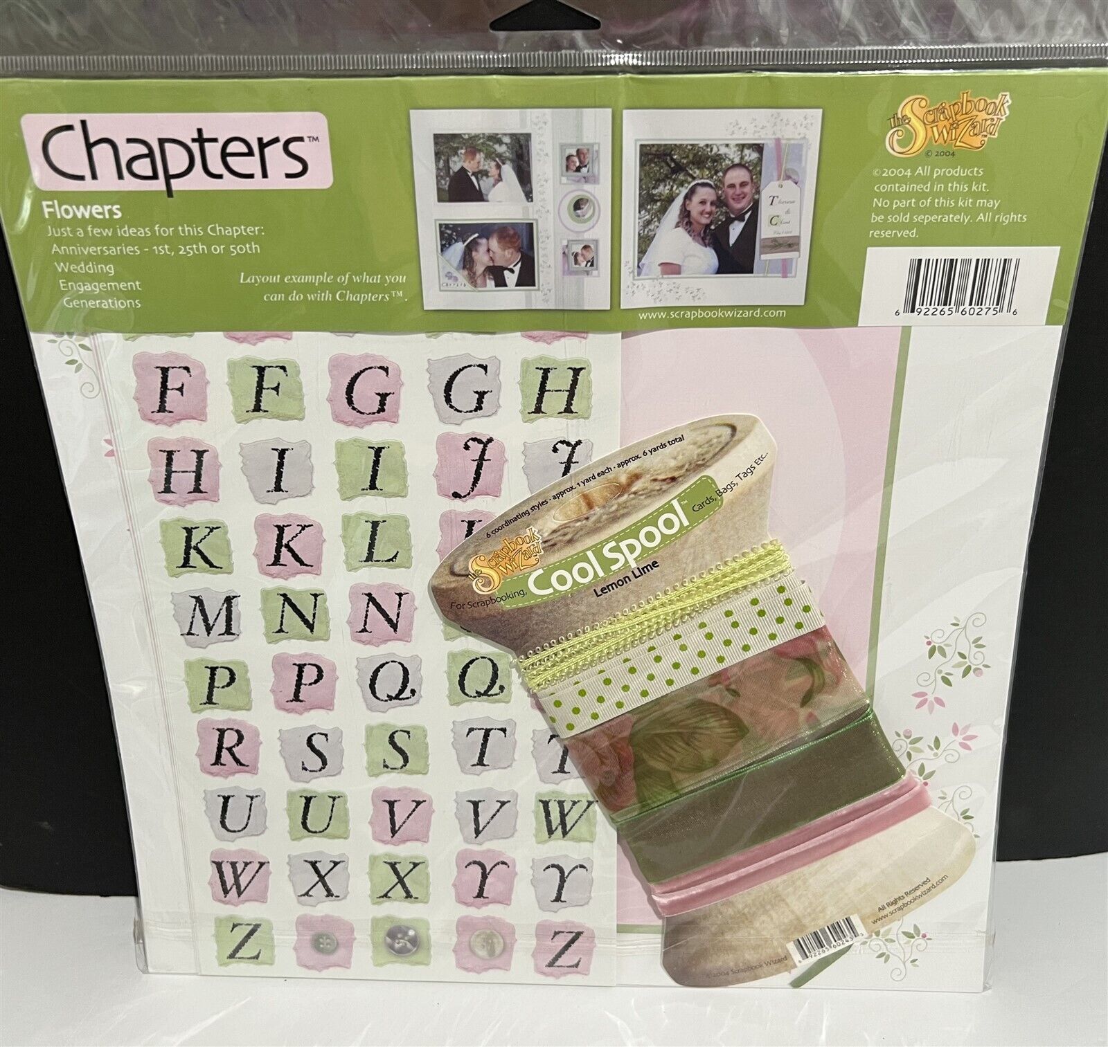 Scrapbook Wizard CHAPTERS Scrapbook 12x12 Kits Flowers Girls Lot of 3