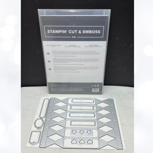 Stampin Up CRACKER & TREAT BOX Favor Candy Dies