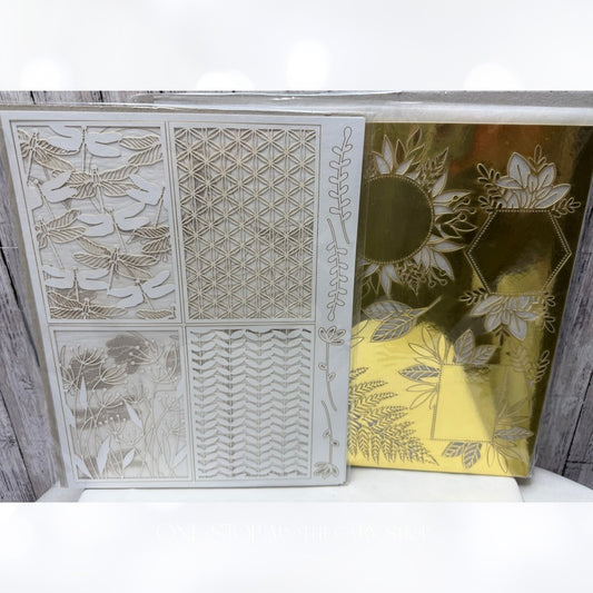 Stampin Up FOREVER GOLD Dandy Lasercuts Foil Die Cuts 