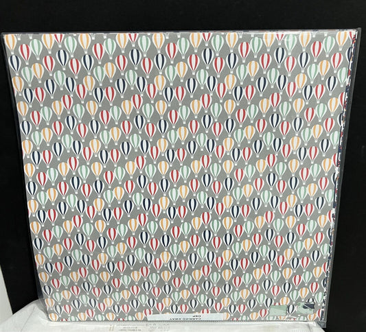 Stampin Up CARRIED AWAY Hot Air Balloon DSP Paper Cardstock 12x12 22 Sheets