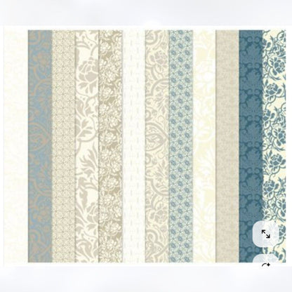 Stampin Up BELLA BLEU 12x12 Paper Cardstock DSP 