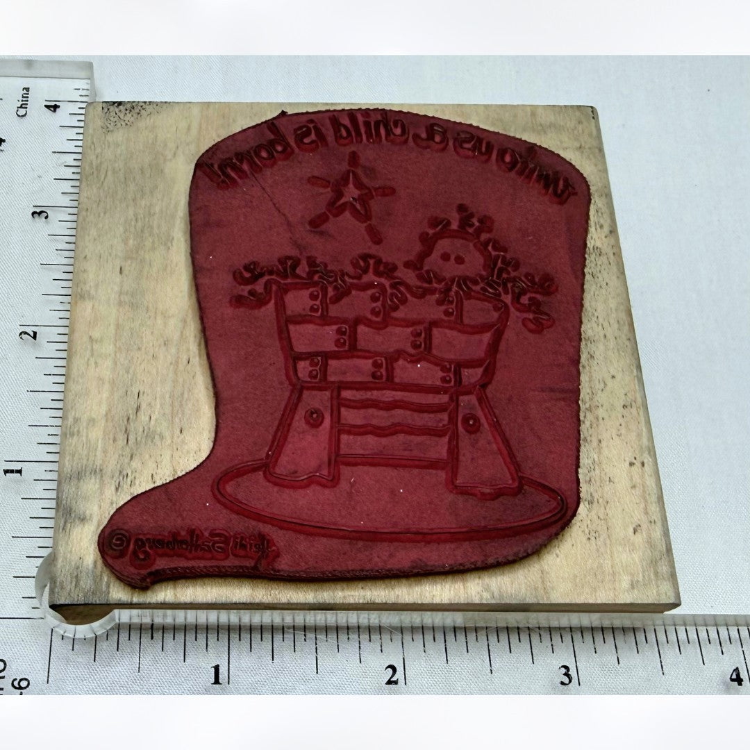 Stamps Happen CHRISTMAS Heidi Satterberg Religious Nativity Rubber Stamps 