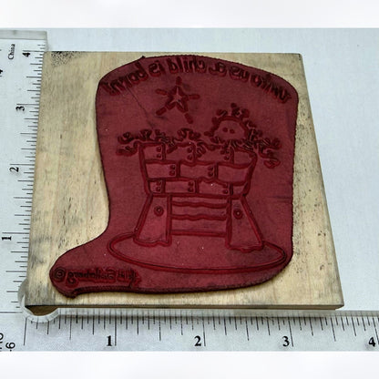 Stamps Happen CHRISTMAS Heidi Satterberg Religious Nativity Rubber Stamps 