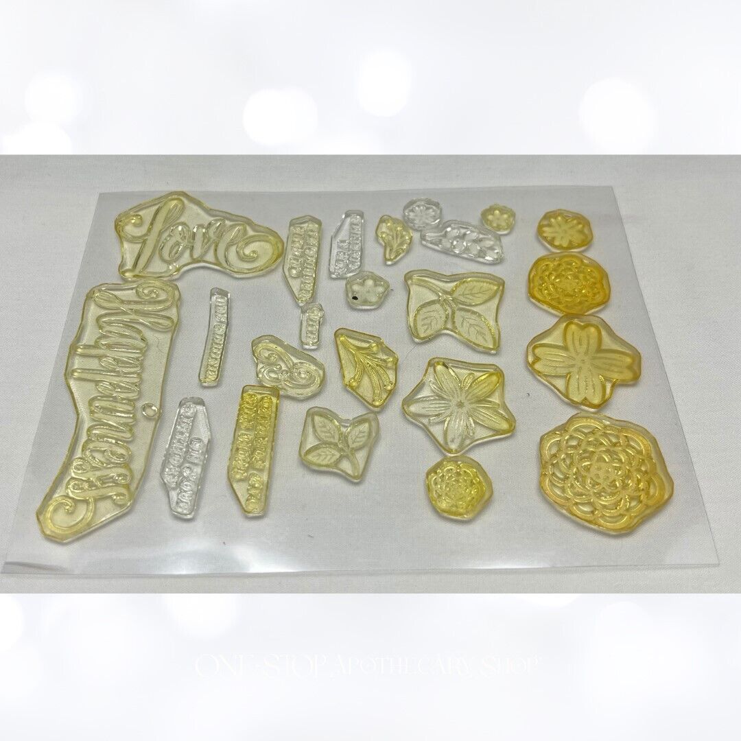 Papertrey Ink GARDEN GILD Make It Market Mini Rubber Stamps Dies Kit