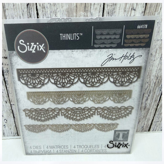 Tim Holtz CROCHET Borders 664178 Thinlits Dies