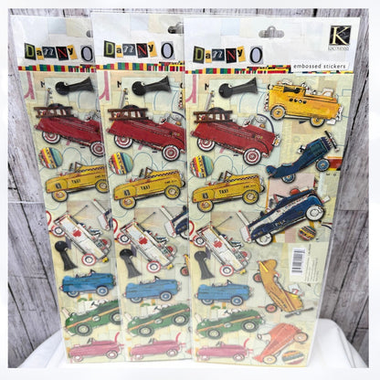 K & Company STICKERS Halloween Baby Cars 12 Inch Lot of 9