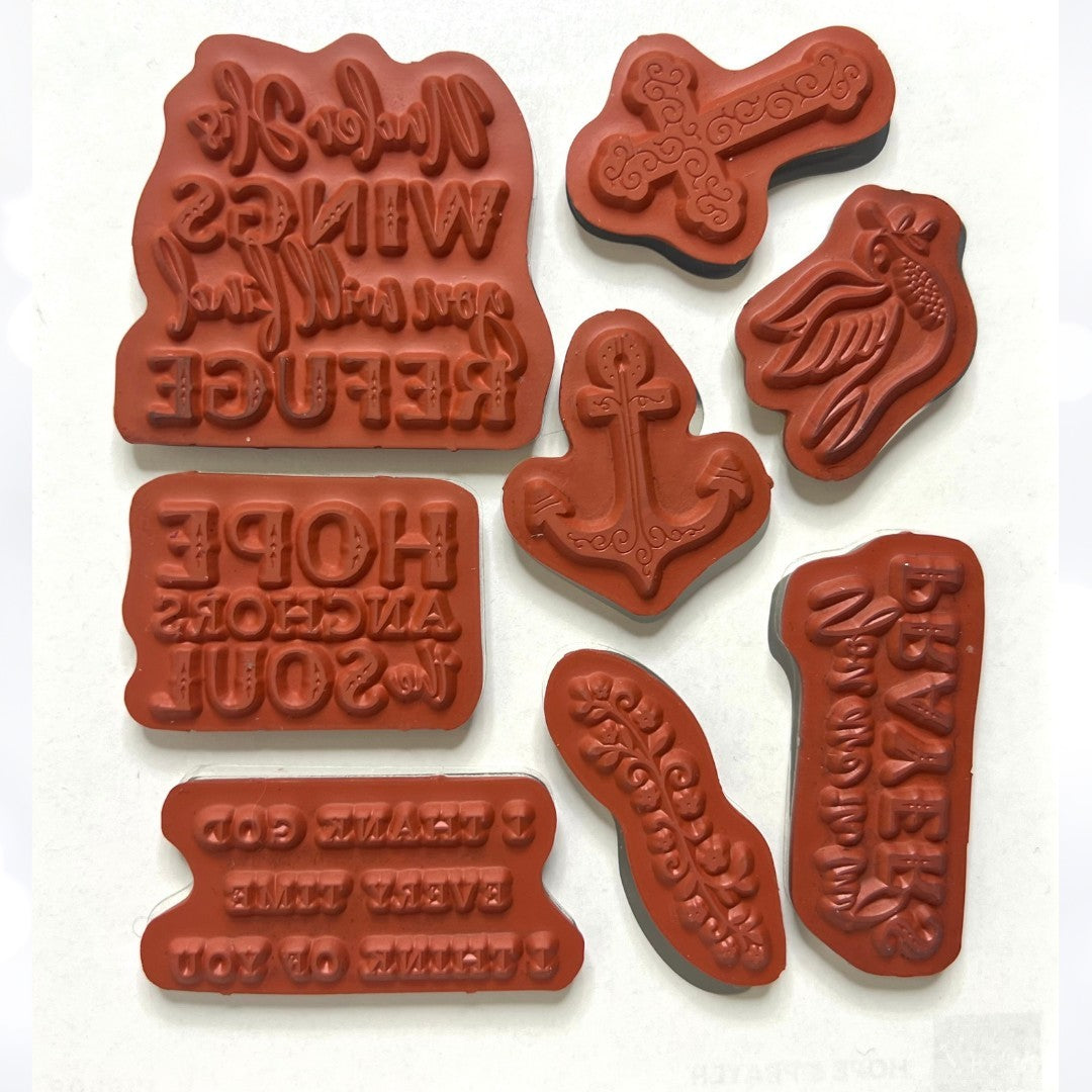 Stampin Up HOPE & PRAYER Relgious Rubber Stamps