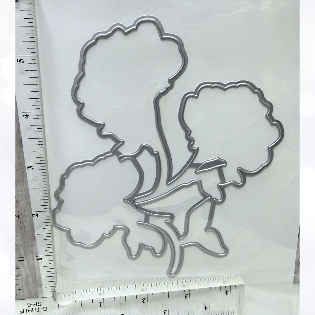 Gina K Designs AUTUMN DELIGHT Floral Flowers Layering Stencils Dies