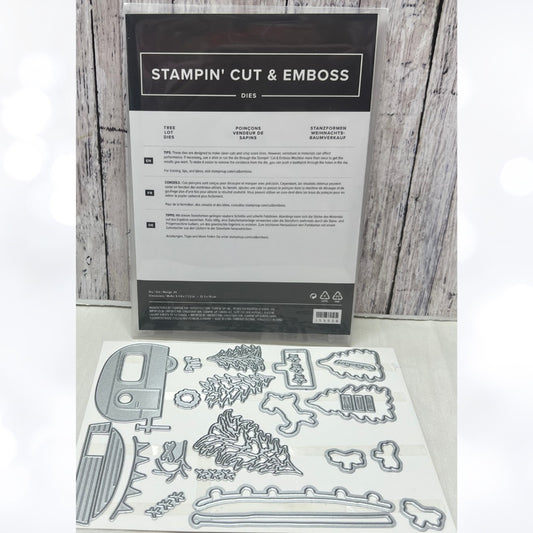 Stampin Up TREE LOT Christmas Camper Dies