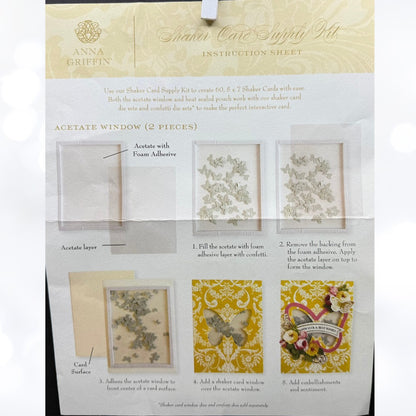 Anna Griffin SHAKER CARD 5x7 Supply Kit