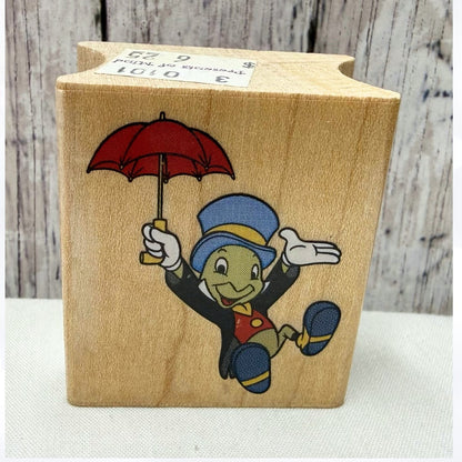 All Night Media JIMINY CRICKET Disney Rubber Stamp