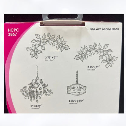 Heartfelt Creations CHERRY BLOSSOM RETREAT Birdhouse Rubber stamps Dies