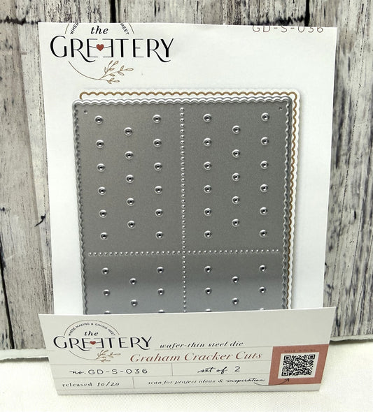 The Greetery GRAHAM CRACKER Cuts Camping Summer Smores Die
