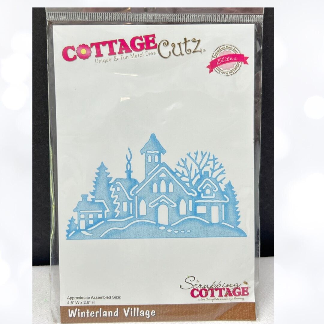 Cottage Cutz WINTERLAND VILLAGE Christmas Holiday Die