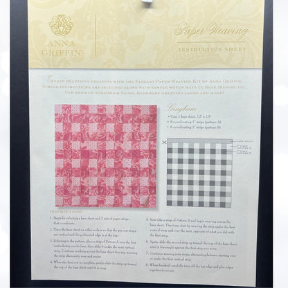 Anna Griffin PAPER WEAVING KIT 